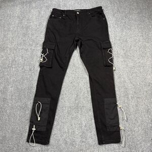 Men's Black Utility Jeans